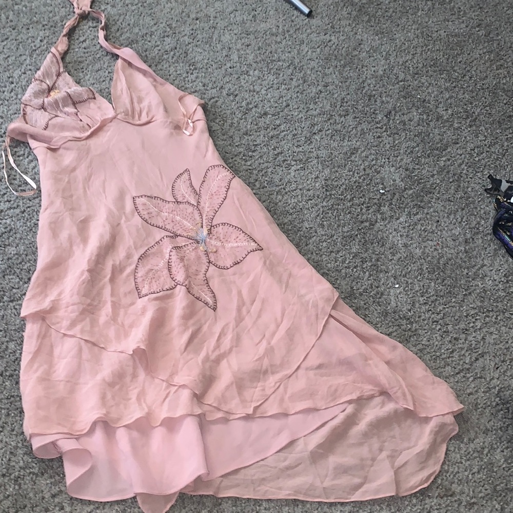 COPY - Pink Backless Dress